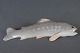 Porcelain 
figurine, Bing 
& Grondahl, 
Trout, h: 4,5 
cm l: 22 cm