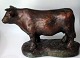 Bull "Sølyst" 
earlier from a 
butcher shop in 
Viby. Aarhus, 
Denmark. 
Painted red 
clay. L .: 34 
...