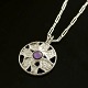 Hermann 
Siersbøl 
Sterling Silver 
Pendant with 
Amethyst.
Designed by 
Hermann 
Siersbøl ...