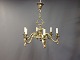 Large ceiling lamp in brass from the year 1930. The lamp was made in Silkeborg, 
Denmark.
5000m2 showroom.