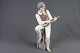 Porcelain 
Figure: Bing & 
Grondahl, Young 
man with 
guitar, h: 29 
ch