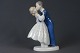 Porcelain 
Figure: Bing & 
Grondahl, The 
first Kiss by 
Claire Weiss, 
Marked: "2162", 
h: 18 cm