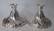 Pair of low 
rococo style 
candlesticks in 
silver, Hans 
Jensen & Co, 
Copenhagen 
(1899 - 1937), 
...
