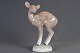 Porcelain 
Figure: Bing & 
Grondahl, Young 
deer, h: 18 cm