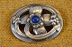 Georg Jensen 
Art Nouveau 
Brooch # 138 
Oval Floral 
Motif.  Silver 
925 and Lapis 
Lazuli. ...