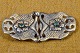 Belt Buckle Art 
and Crafts, Art 
Nouveau, Jugend 
and Skønvirke 
silver with 
green agate. 
Stamp ...