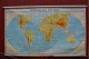 School Map, 
German: The 
World, Mounted 
on roller tube 
and with 
extension, Map 
dimensions: 240 
x ...