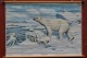 Outlook Board 
with wooden 
sticks: Polar 
bear with cubs, 
Image 
dimensions: 66 
x 96 cm