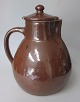 Salt glazed pot 
with lid. 19th 
century. 
Schleswig - 
Holstein. 
Height: 23 cm.