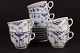Royal 
Copenhagen - 
Blue Fluted 
Half Lace 
Set of 6 
Coffee cups no. 
756 incl. 
saucer
Height ...