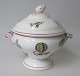 Toy earthenware 
lid tureen, 
19th century. 
Germany. With 
handmade 
decoration and 
polychrome ...