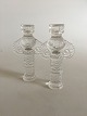 Bjorn Wiinblad Rosenthal Glass Candlesticks. 16.5 cm H (6 1/2"). I whole perfect condition.