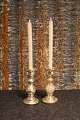 A pair of 1800 Century mini candlesticks in mercury glass with fine old patina. Height: 11,5cm.