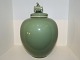 Royal 
Copenhagen art 
pottery.
Large and very 
heavy lidded 
vase with a 
mother standing 
by ...