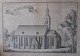 Topographic 
engravings, 
Holy Geistes 
Church, 
Copenhagen, 
1761. By W.A 
Müller. 16 x 24 
cm.
With ...