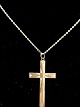 830 silver 
necklace L. 54 
cm. with cross 
4.5 x 2.5 cm.   
       No. 
289686