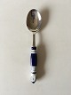 Bjorn Wiinblad 
Siena Blue 
Rosenthal 
Dinner Spoon In 
Ceramic and 
Stainless 
Steel. 20.5 cm 
L (8 5/64")