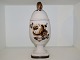Aluminia Brown 
Tranquebar, 
rare lidded 
vase.
Decoration 
number 
2046/894.
Factory ...