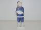 Rare Royal 
Copenhagen 
Figurine, girl 
with snowball.
The factory 
mark tell that 
this was ...