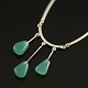 N.E. From 
Sterling Silver 
Necklace with 
Green Agate
Desgned by 
Niels Erik From 
...