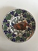 Aluminia 
Earthenware 
Round Dish / 
Bowl No 581/300 
with Bird 
Motif. Signed 
MS. Measures 
45.5 cm ...