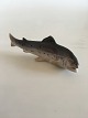 Royal 
Copenhagen 
Figurine of 
Salmon No 1602. 
12 cm L (4 
23/32").