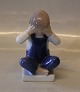 Royal 
Copenhagen 5460 
RC "See no 
evil" 9 cm  
Hanne Varming   
In mint and 
nice condition  
2nd