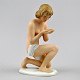 German 
porcelain model 
of nude young 
girl.
Schaubach 
Wallendorff, 
20th century H: 
19 cm.