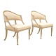 A pair of late gustavanian arm chairs
