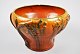 Danish pottery 
19th-20th. 
Aarhus. 
Denmark.
Large 
flowerpot.
&nbsp;Decorated 
in orange 
colors with ...