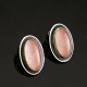 N. E. From - 
Denmark. 
Sterling Silver 
Ear Clips with 
Rose Quartz. 
1960s
Designed by 
N.E. From ...