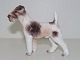 Dahl Jensen dog 
figurine, 
Wirehaired 
Foxterrier.
The factory 
mark tells, 
that this was 
...