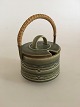 Bing & Grondahl 
Jens Quistgaard 
Stoneware for 
B&G / Kronjyden 
lidded jar with 
handle for Jam, 
...