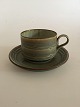 Bing & Grondahl 
Jens Quistgaard 
Stoneware for 
B&G / Kronjyden 
"Rune" Coffee 
Cup with 
Saucer. Cup ...