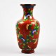 Cloissonne 
vase, China, 
20th century. 
In enamel 
technology on 
copper, 
decorated with 
flowers. H: ...