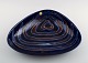 Gefle, Bo 
fajans bowl in 
modern design, 
blue-glazed.
Stamped. 
1960s.
In perfect ...