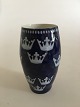 Bing & Grondahl 
Nordic Kingdom 
Vase "Sweden". 
13.3 cm H. From 
1895-1897. In 
nice condition.