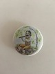 Royal 
Copenhagen 
Porcelain 
Button with 
Handpainted 
Motif of 
Musician. 3 cm 
dia.