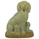 Danish clay 
piggy bank, 
in shape of 
three dogs. 
Around 1900. 
H. 16,5 cm. L. 
13,5 cm.