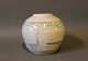 Small simpel 
ceramic vase 
with a light 
glaze.
H - 12 cm and 
Dia - 13 cm.