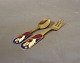 A. Michelsen 
christmas 
coffee spoon 
and cake fork, 
Christmas Star 
- 1989.
Artist - Hans 
Voigt ...