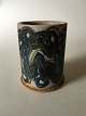 Sten Lykke 
Madsen 
Stoneware Vase 
from his own 
studio. 15 cm H 
(5 29/32"). 
11.8 cm 
diameter (in 
...