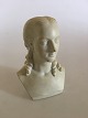 Bing and 
Grondahl Bisque 
Bust of a lady.
Measures 14cm 
/ 5 1/2".
In perfect 
condition.