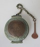 Indian copper / 
bronze 
container for 
burnt lime, 
19th century. 
For betel 
chewing. 
Container ...