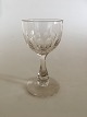 Holmegaard 
Derby Claret 
Glass 14 cm H. 
7.5 cm dia. 
From 1890-1950