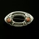 Georg Jensen 
Art Nouveau 
Silver Brooch 
with Corals 
#34. 1904-08 
Hallmarks.
Designed by 
Georg ...