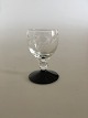 "Jane" 
Blackfooted 
Schnapps Glass 
with ingraved 
grapes. 
Holmegaard. 6.2 
cm H. 
Manufactured 
first ...