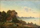 Schmidt, Carl 
Heinrich Frantz 
(1853 - 1923) 
Denmark: From 
the Coast of 
Sjælland. Oil 
on canvas. ...