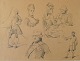 Thomsen, Carl 
Christian Jacob 
Frederik (1847 
- 1912) 
Denmark: 
Persons. Pen / 
lead. Signed: 
...