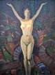 Raabye, 
Hartvig. 20th 
C. Denmark: A 
Nude Woman. Oil 
on plate. 33 x 
24 cm.
Framed.
On the ...
